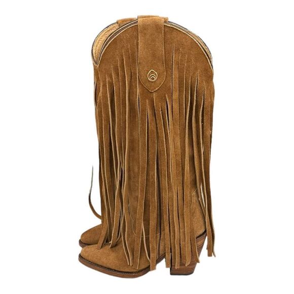 Brother Vellies Atlas Fringe Western Boots Size 6 Suede New - Picture 3 of 8